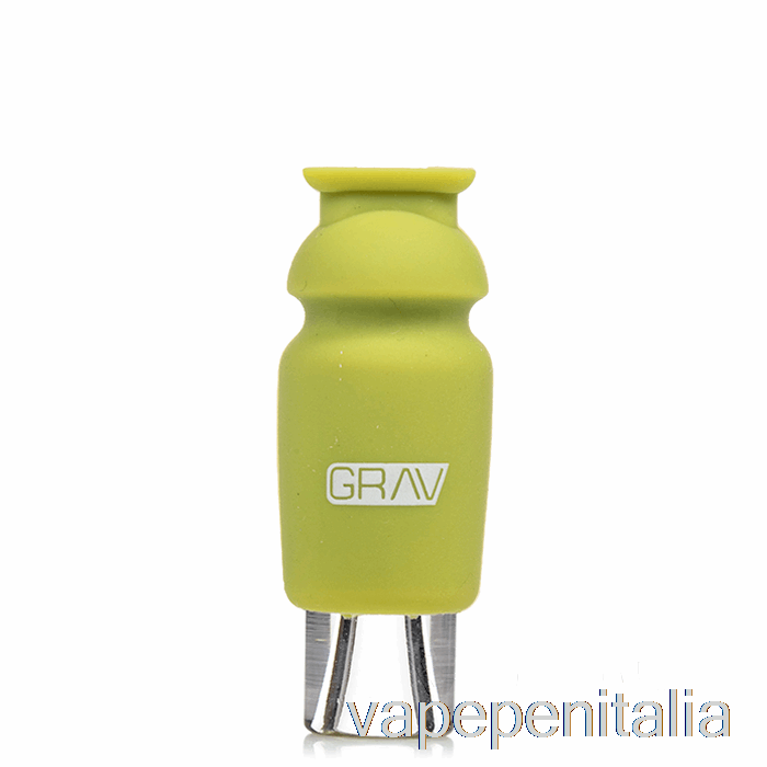 Vape Box Mod Grav Stampella In Vetro Con Tappo In Silicone Verde Avocado